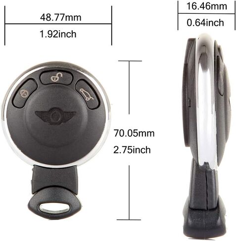 2 X Keyless Entry Remote Key Fob for Mini Cooper for Mini Cooper Countryman 2007-2014 KR55WK49333 IYZKEYR5602 2701A-KEYR5602-315Mhz in Saudi Arabia