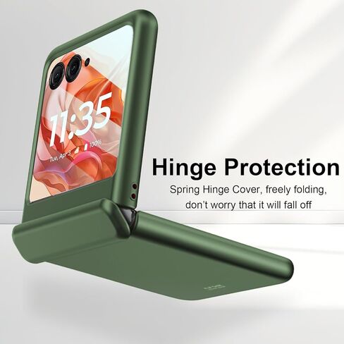 for Motorola Razr 2024 Case with Belt Clip Holster, Motorola Razr 50 2024 Hinge Protection Case & Razr 50 2024 Hard Shell Cover with Rotating Clip Holster Belt Hip Phone Holster for Razr 2024 in Kuwait
