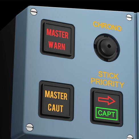 MiYee WINGFLEX Flight Simulator A320 Combo Flight Control Unit Flight Control Panel Game Simulator Plug-and-Play Real Aircraft Feel in Saudi Arabia