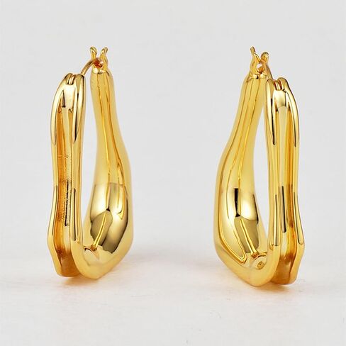 Hzhrony 18K الذهب مقعدة الكرة الأقراط أقراط مزدوجة الجوانب مع دفع الظهر ، وأقراط سترة الأذن hypoallergenic للنساء اليومية in Saudi Arabia