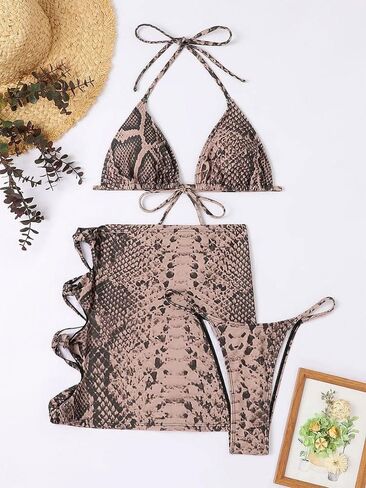 fcyyuety 3 pcs crisscross الجانب المفتوح فستان مثير مغرفة الأشرطة الأشرطة in Kuwait