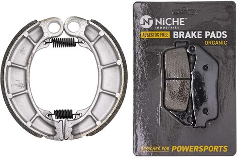 NICHE Brake Pad with Shoe Set for Honda Shadow VLX 600 Deluxe Nighthawk 750 06430-MW3-671 Front Rear Semi-Metallic in Saudi Arabia