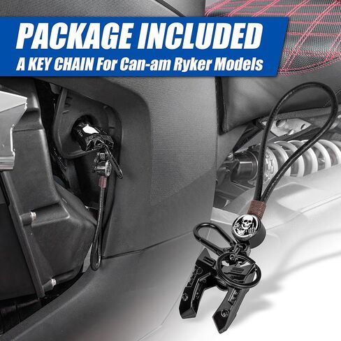 Key Holder Cover for Ryker Zinc Alloy Key Chain Lanyard Key Shell Case for Can-am Ryker Ace 600 900 Rally Sport in Kuwait