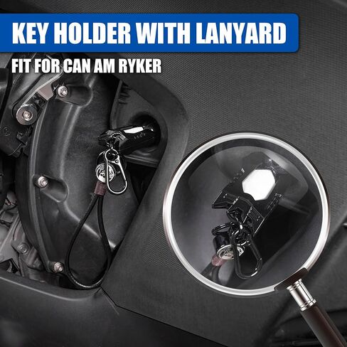 Key Holder Cover for Ryker Zinc Alloy Key Chain Lanyard Key Shell Case for Can-am Ryker Ace 600 900 Rally Sport in Kuwait