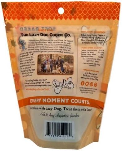The Lazy Dog Cookie Co. Soft Dog Treats, Mutt Mallows Maple Bacon Kissies, for Small, Medium and Large Dogs, Wheat-Free, Baked in The USA, 5 oz. (Pack of 3) Bacon in Kuwait