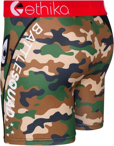 Ethika Mens Mid Boxer Briefs | Bomber Battle Squad in Saudi Arabia