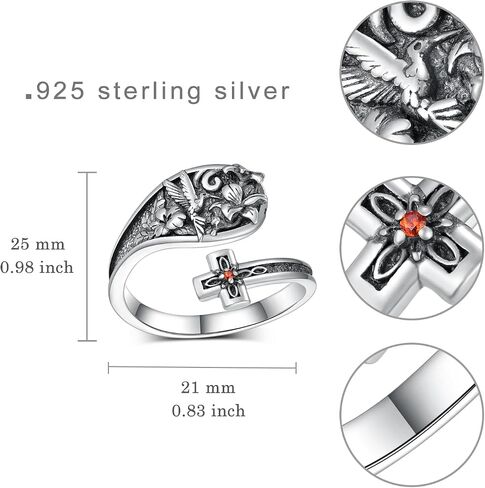 Cactus Ring 925 Sterling Silver Turquoise Cactus Open Ring Western Jewelry Gifts for Women in Kuwait