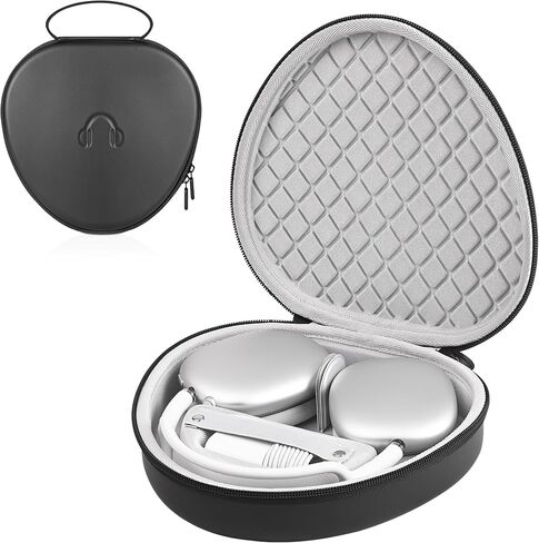 Headphone Case for AirPods Max Hard Portable Over Ear Headphone Carrying Case, Wireless Headphone Storage Protective Case for Travel Home in Saudi Arabia