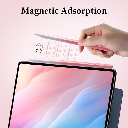 Stylus Pen for iPad (2018-2024), Magnetic Fast Charging, Palm Rejection & Tilt Sensitivity, Compatible with iPad Pro 11"/12.9", Air 3/4/5, Mini 5/6, iPad 6/7/8/9/10 Gen （White） in Kuwait