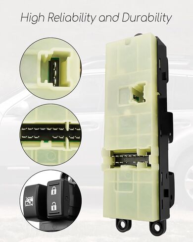 مفتاح نافذة الطاقة الرئيسية ملائمة لـ Subaru Outback Subaru Legacy 2010 2011 2012 ، مفتاح التحكم في نافذة السائق اليسرى الأمامي استبدال 83071-AJ010 DWS365 83071AJ010 in Saudi Arabia