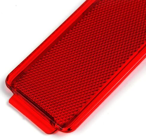 2 PCS Red Premium Interior Front Rear Door Entry Light Reflector Panels Compatible For Ford Super Duty F250 F350 F450 F550 1999-2007 / Excursion 2000-2005 in Saudi Arabia