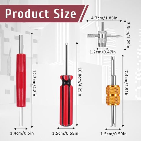 7 PCS Valve STEM REMOVAL TOOL KIT ، صمامات إزالة الصمامات الأساسية صمامات 4-WAWES in Saudi Arabia