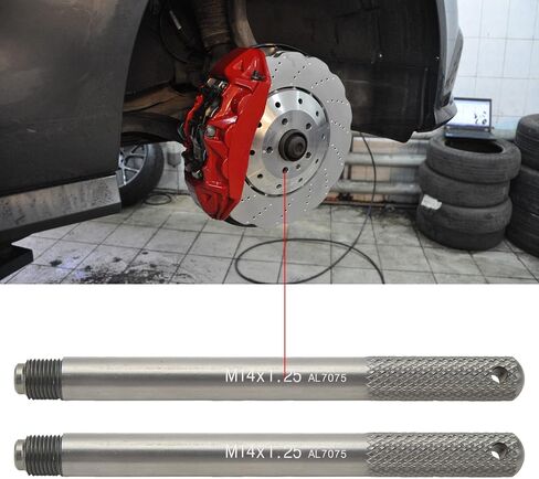 Wheel Alignment Pin 2pcs Wheel Hanger Alignment Pin Tool, Universal Rim Stud Pin Studs Wheel Hanger Pin Set Rim Stud Pin Tool for Car Tire Repair (M14*1.5) in Saudi Arabia