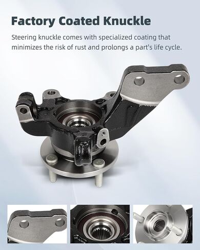 Scitoo Front Steering Knuckle Side Right Br935010lk Fit لنيسان فيرسا 2013-2019 ، لنيسان فيرسا نوت 2014-2019 in Saudi Arabia