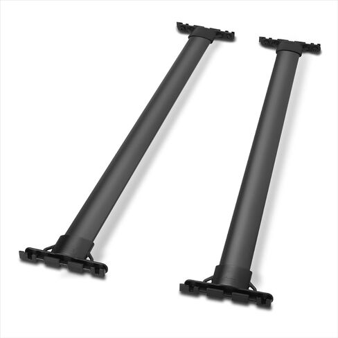 2Pcs Aluminum Top Roof Racks Cross Bars Cargo Luggage Carrier Compatible with 10-15 Lexus RX350 RX450H,Black in Saudi Arabia