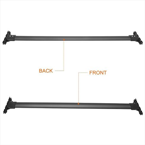 2Pcs Aluminum Top Roof Racks Cross Bars Cargo Luggage Carrier Compatible with 10-15 Lexus RX350 RX450H,Black in Saudi Arabia