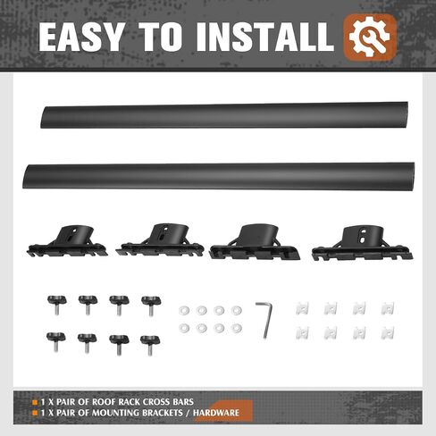 2Pcs Aluminum Top Roof Racks Cross Bars Cargo Luggage Carrier Compatible with 10-15 Lexus RX350 RX450H,Black in Saudi Arabia