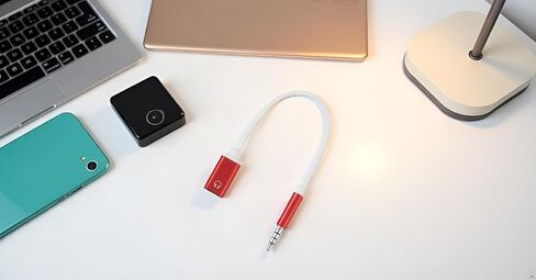 Headphone Jack Adapter,USB C to Aux Audio Dongle Cable Cord,3.5mm Male to TypeC Female Audio Cable Cord,Compatible with Laptops, Tablets, Smartphone, MP3 Players, CD Players (Black) in Kuwait