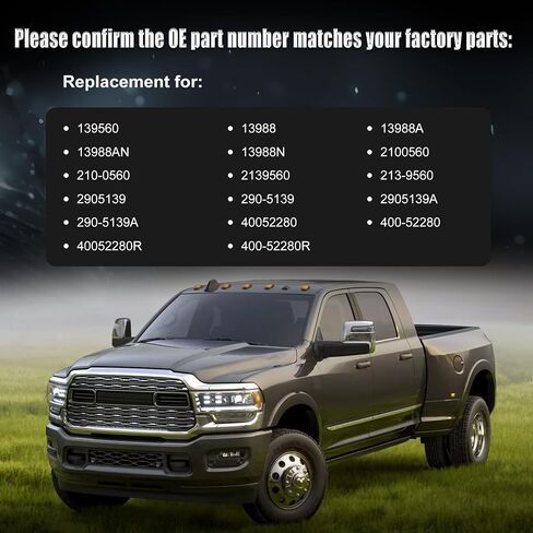 المولد المتوافق مع RAM 2003-2006 ، Durango 2004-2006 ، استبدال المولد لـ 139560 ، 13988 ، 13988A ، 13988an ، 13988n ، 2100560 ، 210-0560،2139560 ، 213-9560،2905139 in Kuwait
