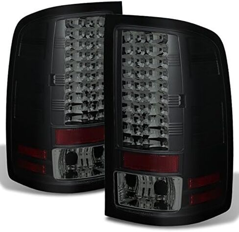 Akkon-من أجل 07-13 Sierra 1500 07-14 Sierra 2500HD 3500HD الدخان الأسود LED LED مصابيح الفرامل البديلة in Saudi Arabia