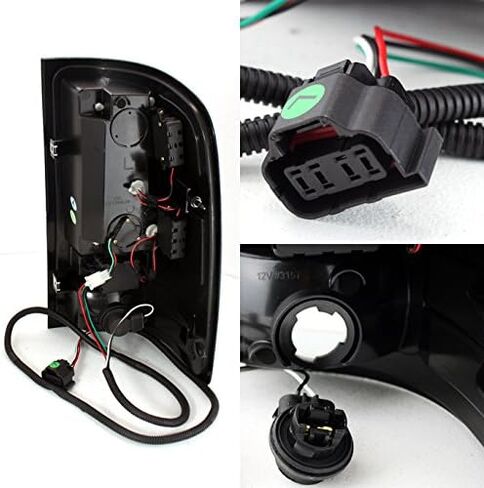 Akkon-من أجل 07-13 Sierra 1500 07-14 Sierra 2500HD 3500HD الدخان الأسود LED LED مصابيح الفرامل البديلة in Saudi Arabia