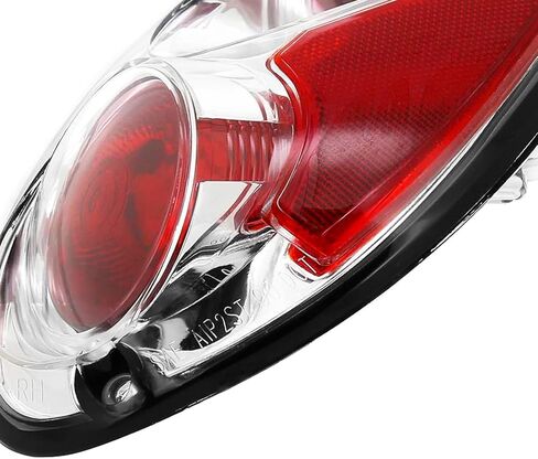 SPEC-D TUNING Smoke Lens Tail Lights Compatible with 2001-2005 Chrysler PT Cruiser, Left + Right Pair Assembly in Saudi Arabia