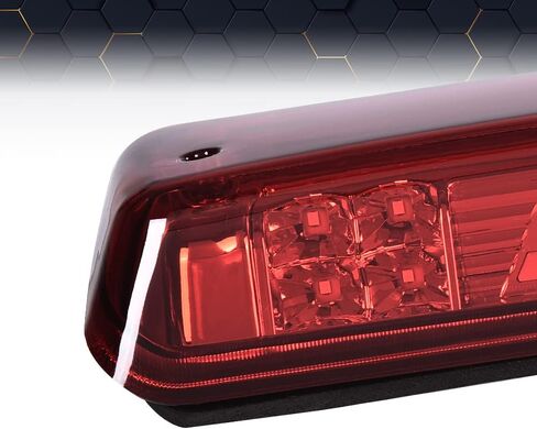 PIT66 LED 3rd Brake Light, Compatible with Ford F150 2004-2008 X Type Led Bar High Mount Stop Light Rear Tail Cargo Lamps Clear Lens Chrome Housing in Saudi Arabia