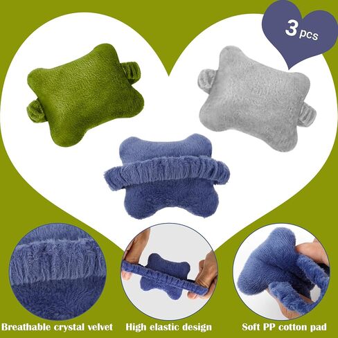 3-Pack Ergonomic Wrist Rest Set Wearable Mouse Keyboard Support Portable Cushion for Gaming Typing Gaming in Kuwait