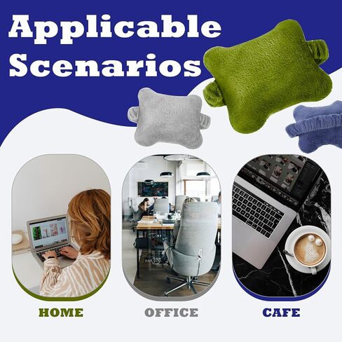 3-Pack Ergonomic Wrist Rest Set Wearable Mouse Keyboard Support Portable Cushion for Gaming Typing Gaming in Kuwait