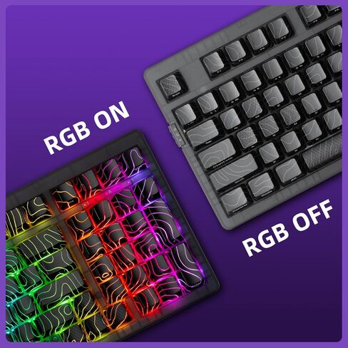 ZORNHER ZH980 Wireless Mechanical Gaming Keyboard,95% White Hot-Swappable Custom Creamy Keyboard with Number Pad,Shine Through Spider Web PC Keycaps, Pre-lubed Linear Switches,RGB Backlit in Saudi Arabia