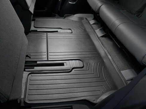 WeatherTech Custom Fit FloorLiners for Toyota Sequoia - 3rd Row (440935), Black in Saudi Arabia