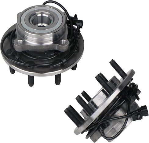 Kusatec 515063 Front 2PCS Wheel Bearing and Hub Assembly متوافق مع دودج رام 2500 3500 بيك آب 2000 2001 ، 8 براغي العروة مع ABS in Saudi Arabia