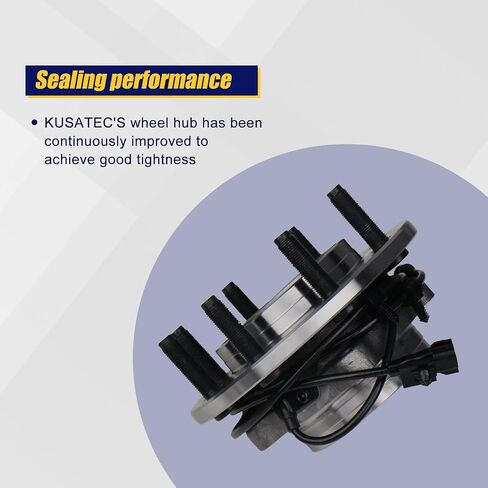 Kusatec 515063 Front 2PCS Wheel Bearing and Hub Assembly متوافق مع دودج رام 2500 3500 بيك آب 2000 2001 ، 8 براغي العروة مع ABS in Saudi Arabia