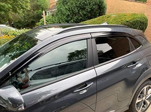 Smoke Black Side Window Deflector 6-Piece Set for 2021 KONA & KONA Electric in Saudi Arabia