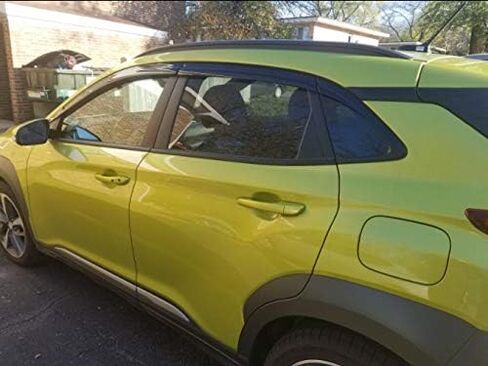 Smoke Black Side Window Deflector 6-Piece Set for 2021 KONA & KONA Electric in Saudi Arabia