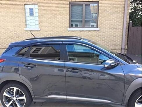 Smoke Black Side Window Deflector 6-Piece Set for 2021 KONA & KONA Electric in Saudi Arabia