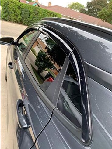 Smoke Black Side Window Deflector 6-Piece Set for 2021 KONA & KONA Electric in Saudi Arabia