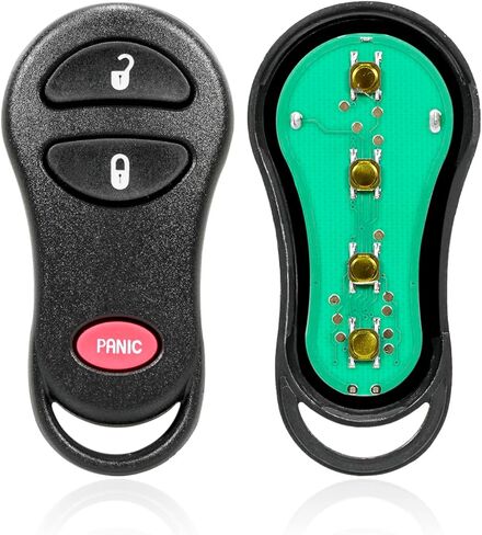 استبدال الإدخال بدون مفتاح مفتاح السيارة عن بعد FOB GQ43VT17T 315MHz 3 زر لـ Chrysler Prowler Dodge Durango Truck Dodge RAM 1500 2500 3500 Pickup 2001-2005 in Saudi Arabia