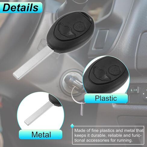 مفتاح الإشعال غير المصقول FOB لـ BMW MINI COPPER 2002 2003 2004 2005 433MHz PCF7931 2 BUNTY ALDENTER | مفتاح رقاقة مستجيب 1 أجهزة الكمبيوتر in Saudi Arabia