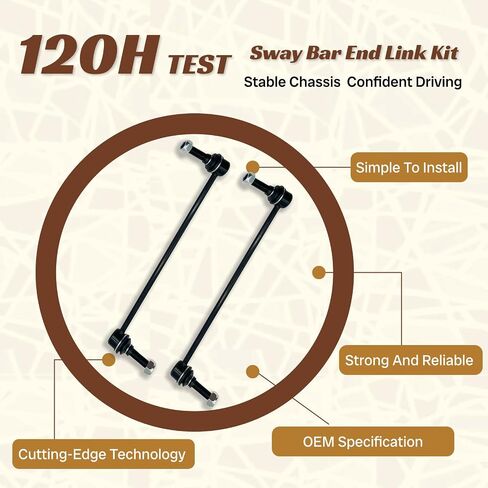 K750616 K750617 2PC Stabilizer Front Sway Bar Link Link For Ford 2011 2012 2013 2015 2015 2017 2018 2019 in Kuwait
