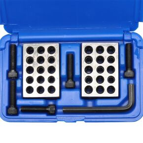 2-3-4"Blocks, 123 Blocks Matched Pair 23 Holes .0003 Precision Ground Machinist Set Up Blocks HRC 55-62 (1-2-3" Blocks 0.0002")