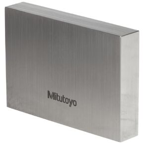 Mitutoyo - 611201-541 Steel Rectangular Gage Block, ASME Grade AS-1, 1.0" Length