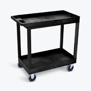 Luxor 289-EC11HD-B عربة حوض مقاس 32 × 18 بوصة - رفين