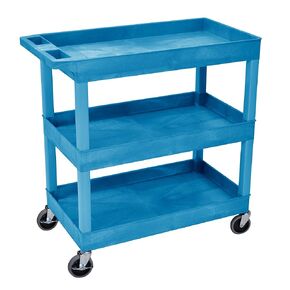 عربة حوض LUXOR EC111-BU مقاس 32 × 18 بوصة - ثلاثة أرفف in Kuwait