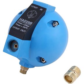 HAD20B Automatic Condensate Drain Mechanical Round Float 1/2"BSP 400L/H 100°C Max Temperature Alloy Steel [Blue]