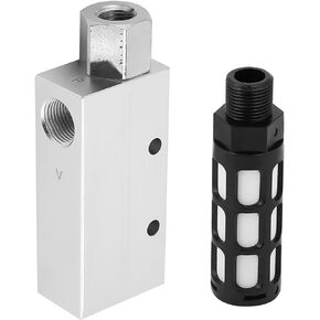 CV-20HS Vacuum Generator Pneumatic Exhaust Air Ejector with Silencer