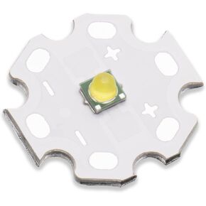 5 قطع من رقاقة LED عالية الطاقة 3535 SMD 3 وات تنبعث منها الأشعة تحت الحمراء مع لوحة ألومنيوم 20 مم قاعدة PCB نجمة بالوعة الحرارة لجهاز إرسال الأشعة تحت الحمراء (120 درجة، IR 1050-1055 نانومتر، تيار مستمر 1.4-1.6 فولت، 700 مللي أمبير، شريحة 42 مل) in Saudi Arabia