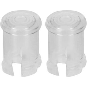 100Pcs Nylon Led Holder Flat Head Light Emitting Diodes Transparent Lamp Bulb Cap Protective Cover 5mm
