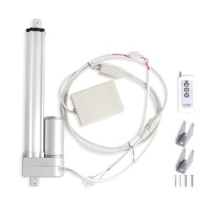 Stroke 7.87inch 220 lbs High-Speed 0.47"/sec 12v Volt Electric Linear Motor Actuator with Mounting Brackets Remote Control