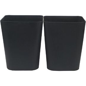 1.6 Gallon Small Trash Can Wastebasket for Kitchen Office Bathroom,Pack of 2(White+Gray) in Kuwait